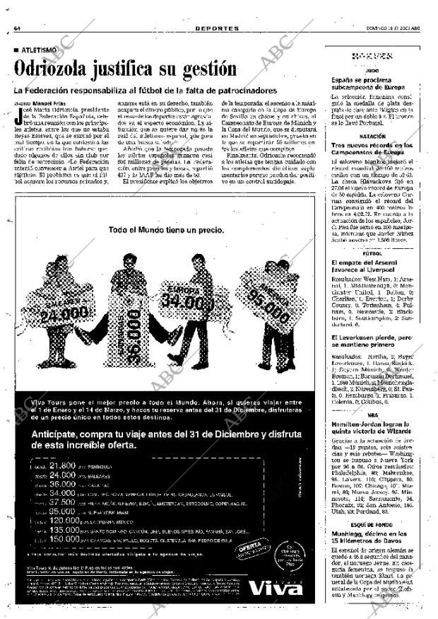 ABC MADRID 16-12-2001 página 64
