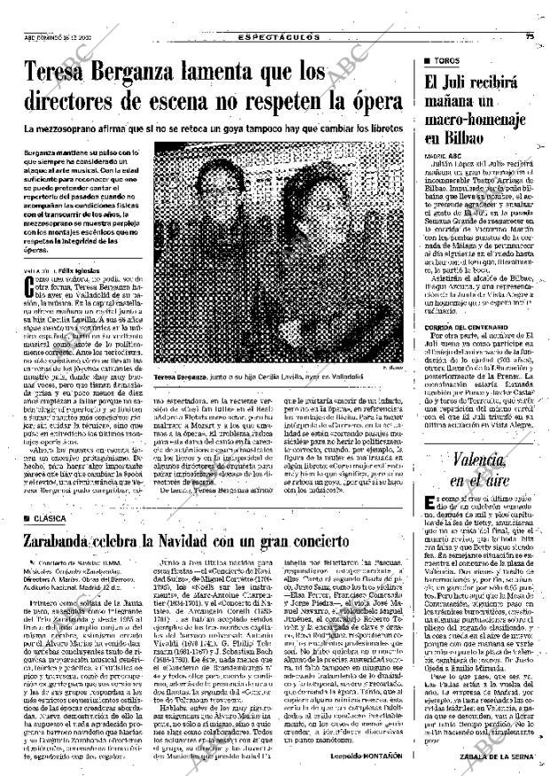 ABC MADRID 16-12-2001 página 75