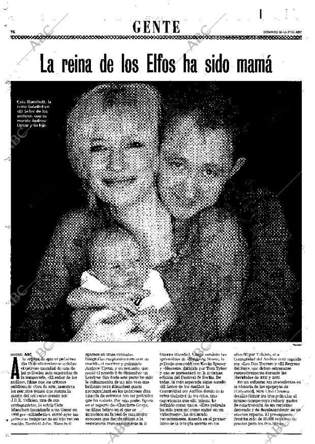 ABC MADRID 16-12-2001 página 76