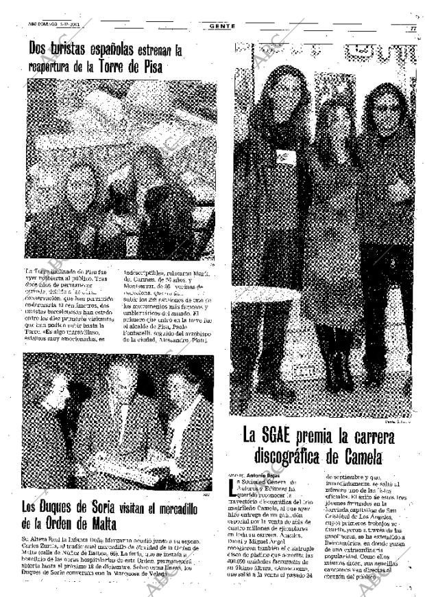 ABC MADRID 16-12-2001 página 77