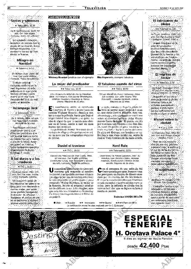 ABC MADRID 16-12-2001 página 80