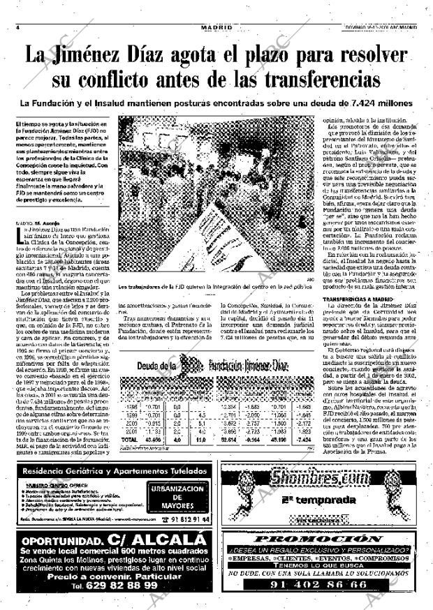 ABC MADRID 16-12-2001 página 88