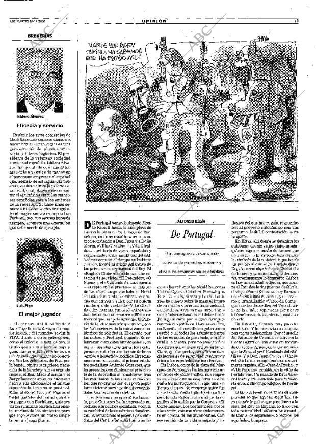 ABC MADRID 18-12-2001 página 13