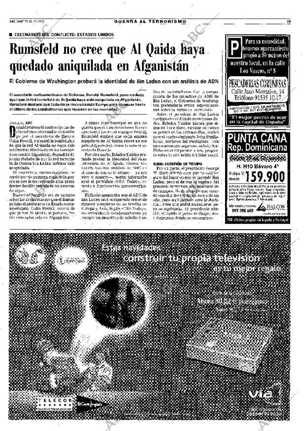 ABC MADRID 18-12-2001 página 19