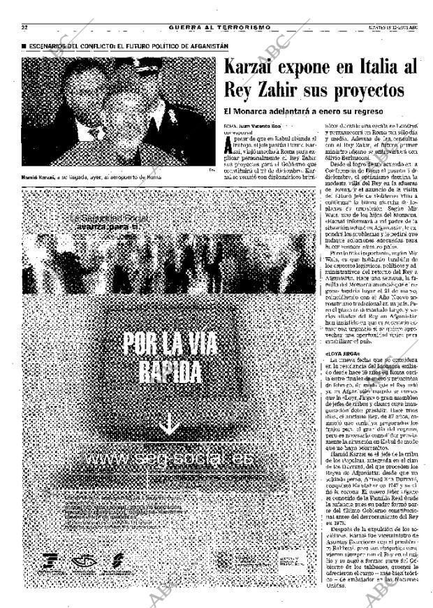 ABC MADRID 18-12-2001 página 22