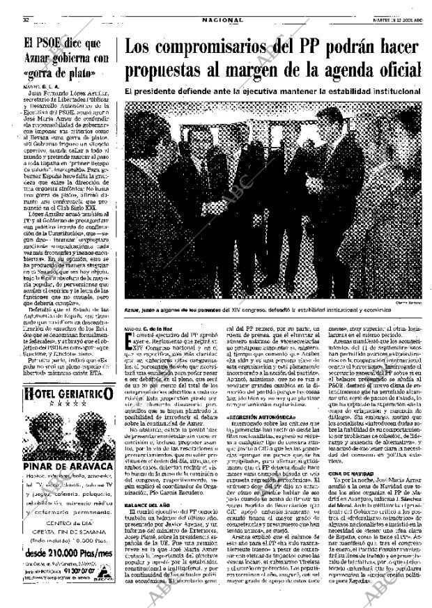ABC MADRID 18-12-2001 página 32