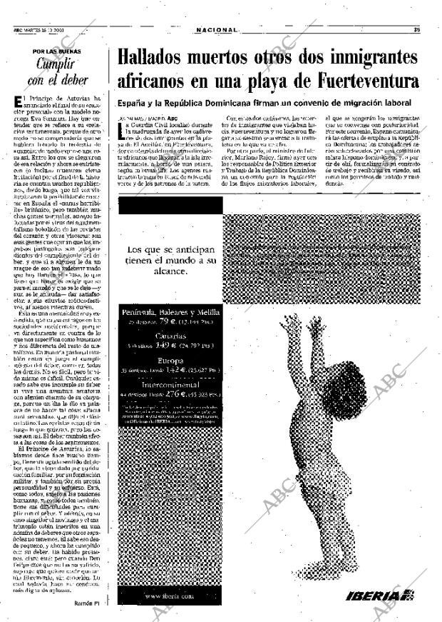 ABC MADRID 18-12-2001 página 35