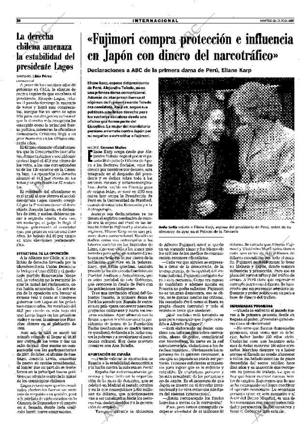 ABC MADRID 18-12-2001 página 38