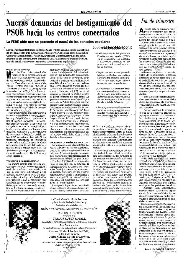 ABC MADRID 18-12-2001 página 48