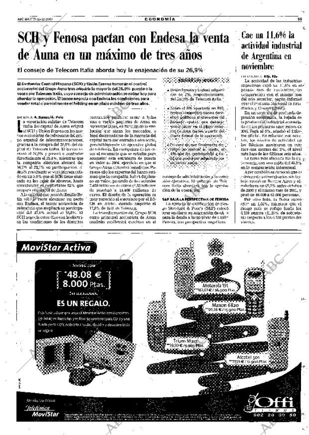 ABC MADRID 18-12-2001 página 55