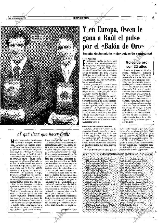 ABC MADRID 18-12-2001 página 67