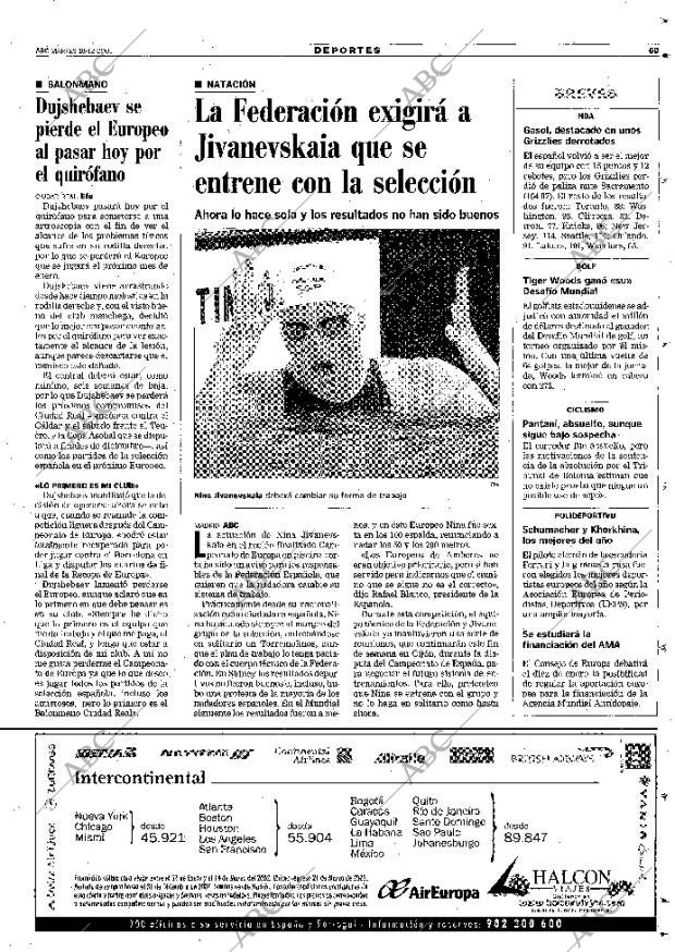 ABC MADRID 18-12-2001 página 69