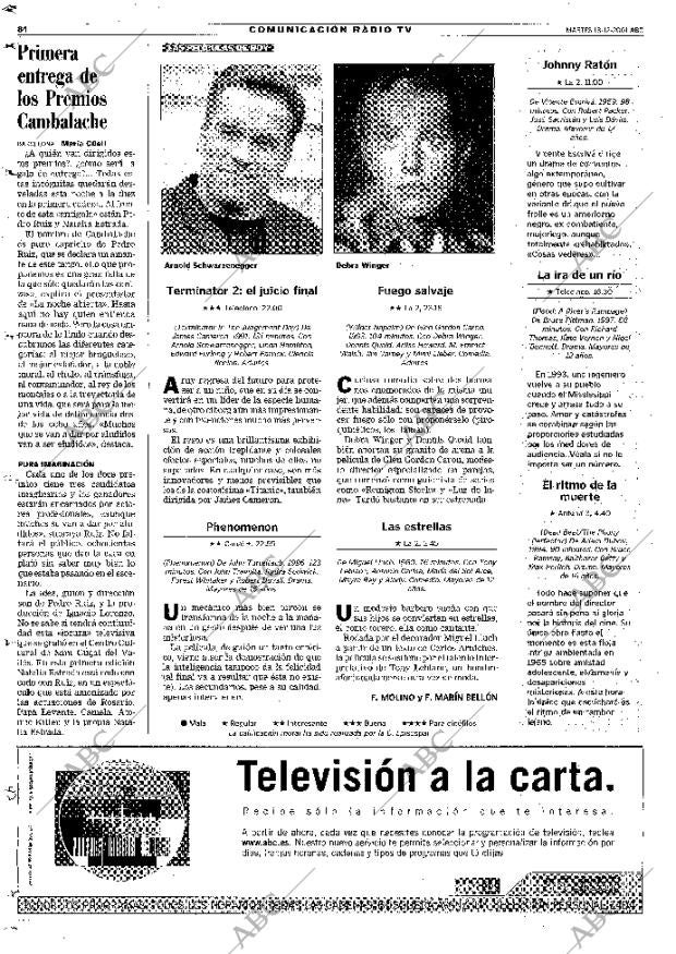 ABC MADRID 18-12-2001 página 84