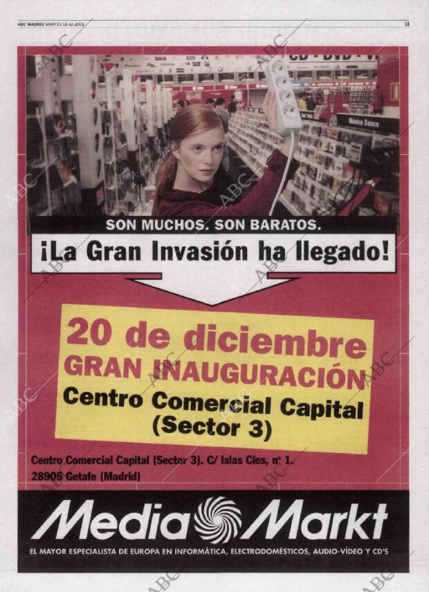 ABC MADRID 18-12-2001 página 99