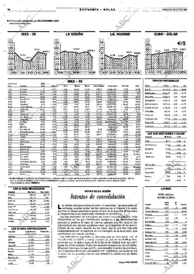 ABC MADRID 19-12-2001 página 56