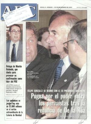 ABC SEVILLA 22-12-2001 página 1