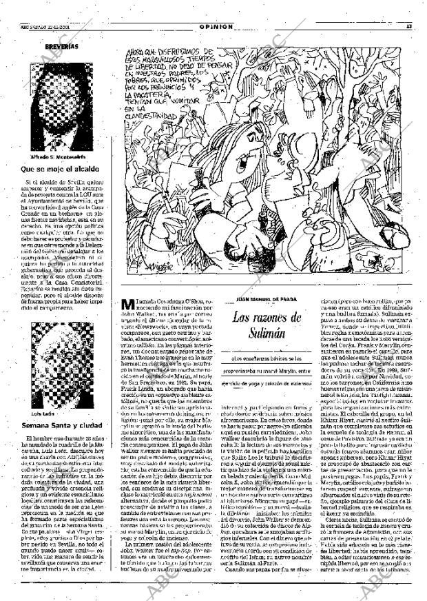 ABC SEVILLA 22-12-2001 página 13