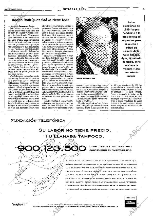 ABC SEVILLA 22-12-2001 página 25