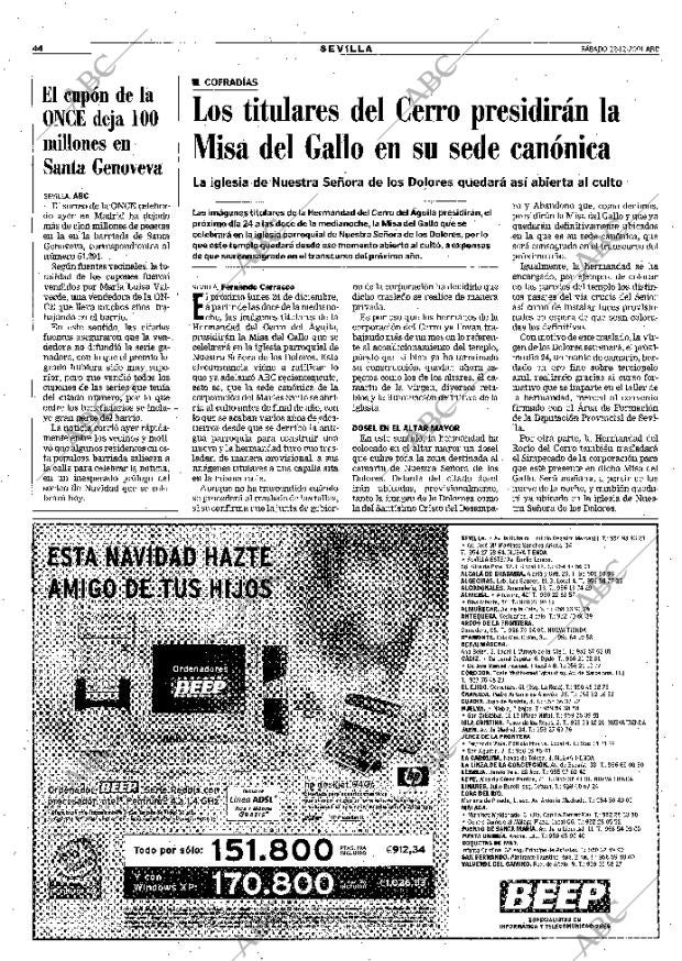 ABC SEVILLA 22-12-2001 página 44
