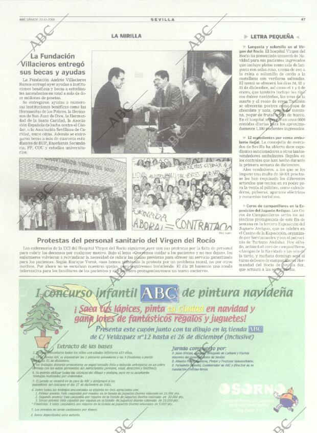 ABC SEVILLA 22-12-2001 página 47
