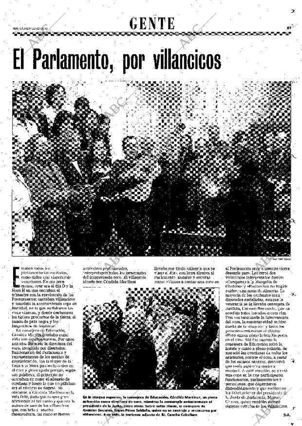 ABC SEVILLA 22-12-2001 página 87