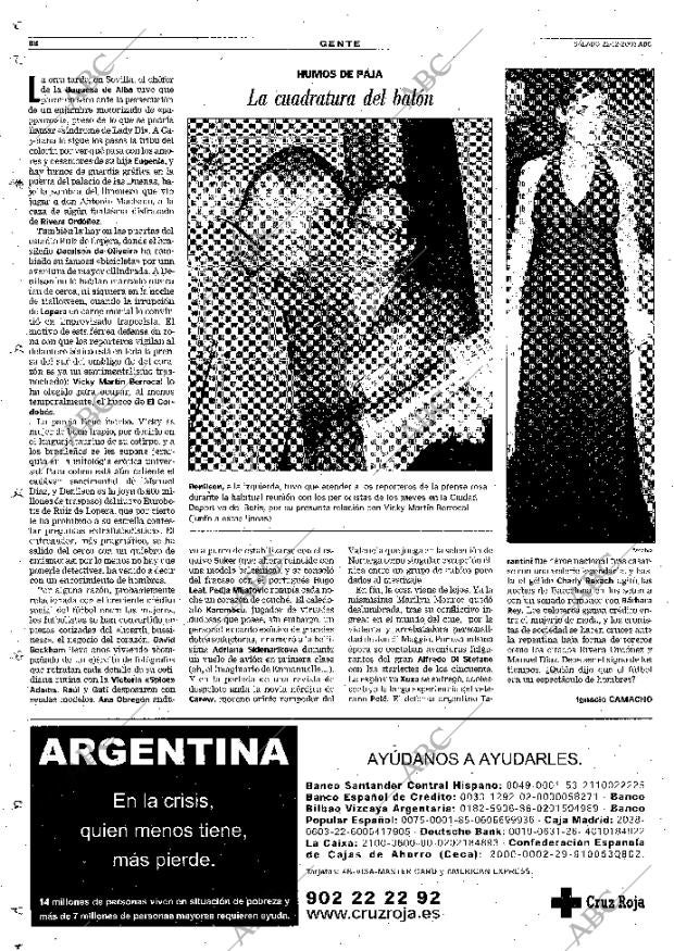 ABC SEVILLA 22-12-2001 página 88