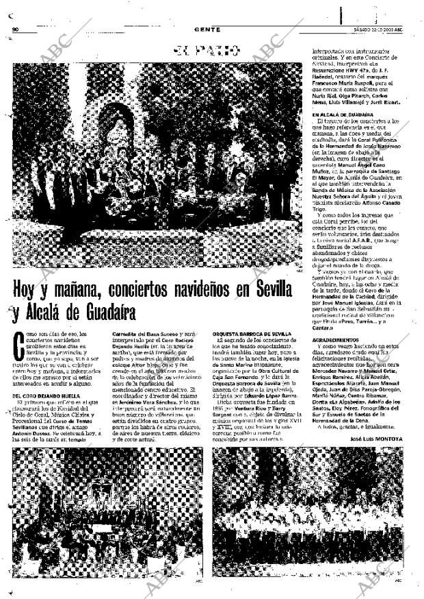 ABC SEVILLA 22-12-2001 página 90