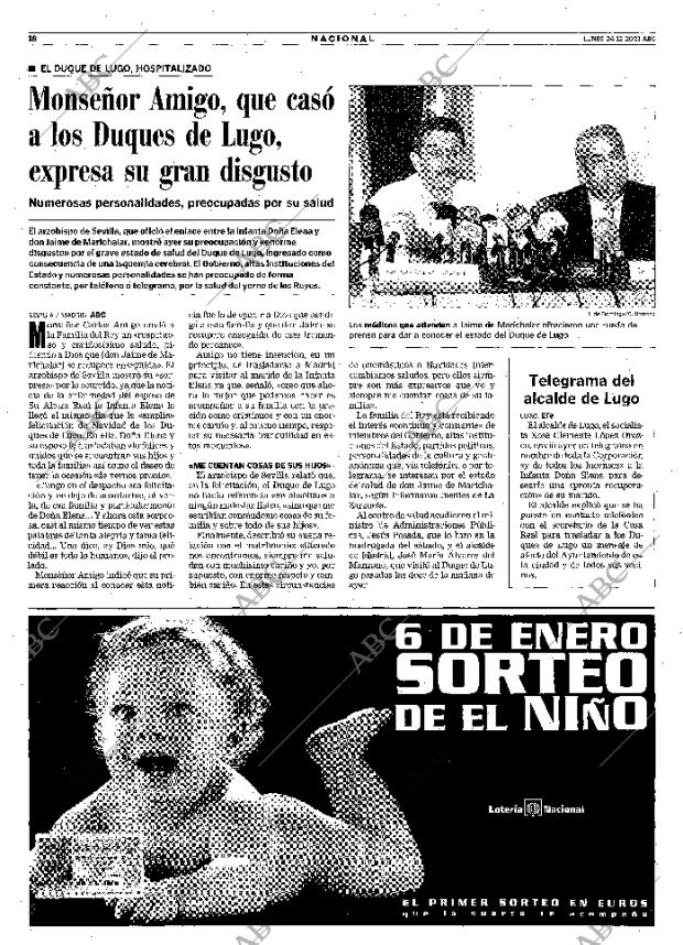 ABC MADRID 24-12-2001 página 18