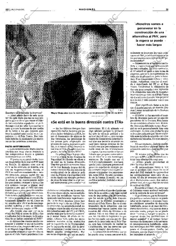 ABC MADRID 24-12-2001 página 23