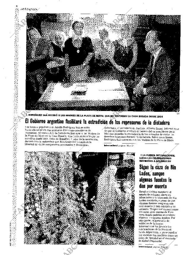 ABC MADRID 26-12-2001 página 6