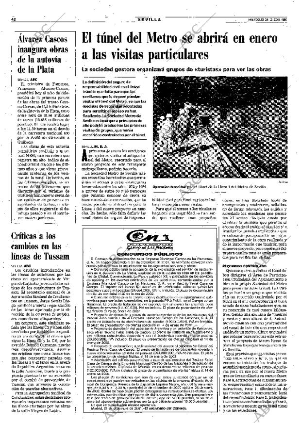 ABC SEVILLA 26-12-2001 página 42