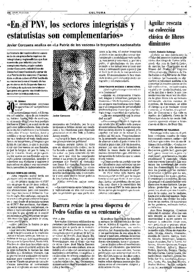 ABC MADRID 27-12-2001 página 45