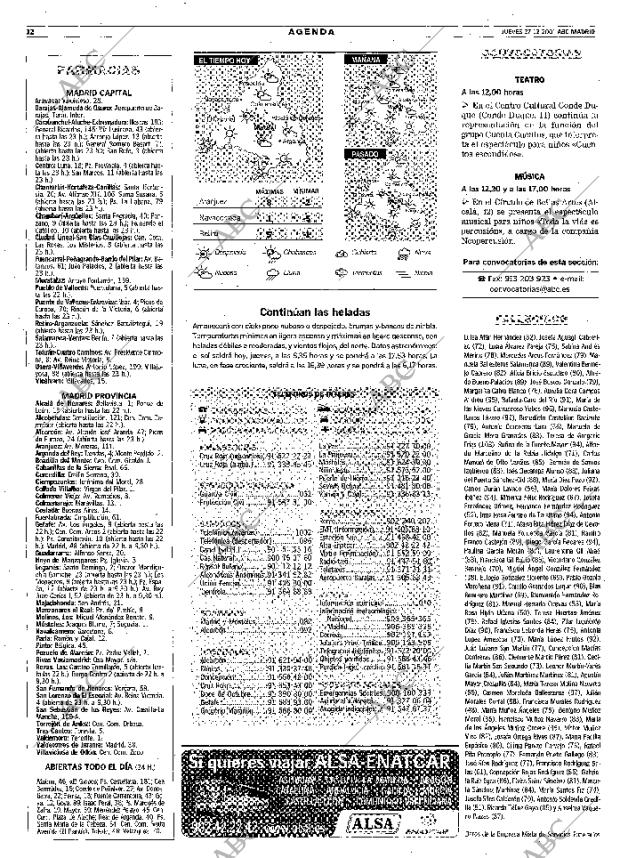 ABC MADRID 27-12-2001 página 92