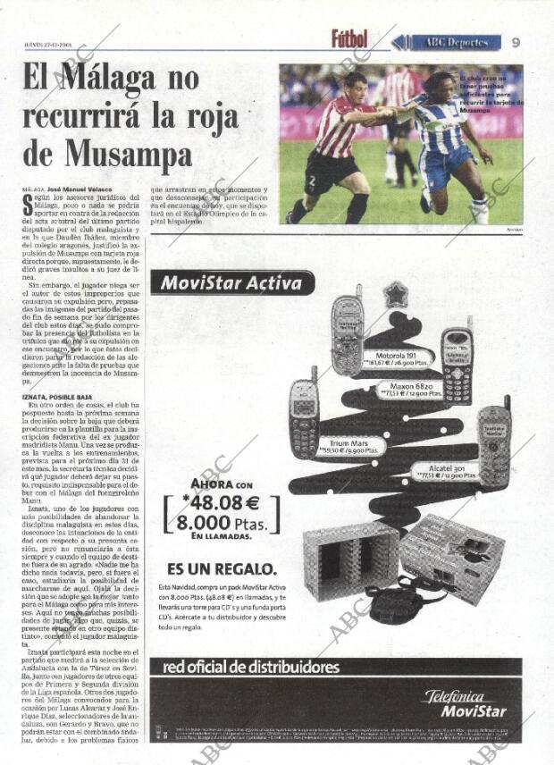 ABC SEVILLA 27-12-2001 página 101