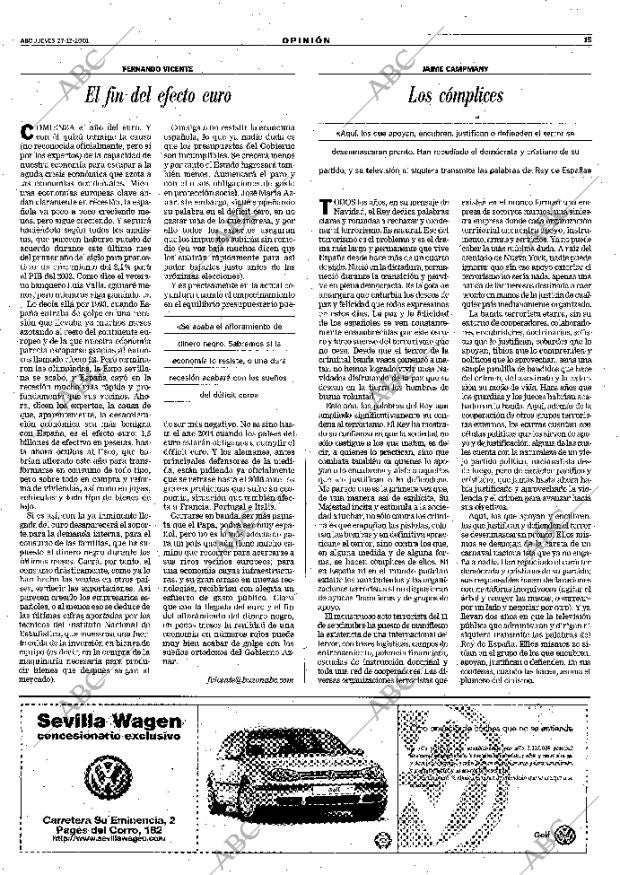 ABC SEVILLA 27-12-2001 página 15