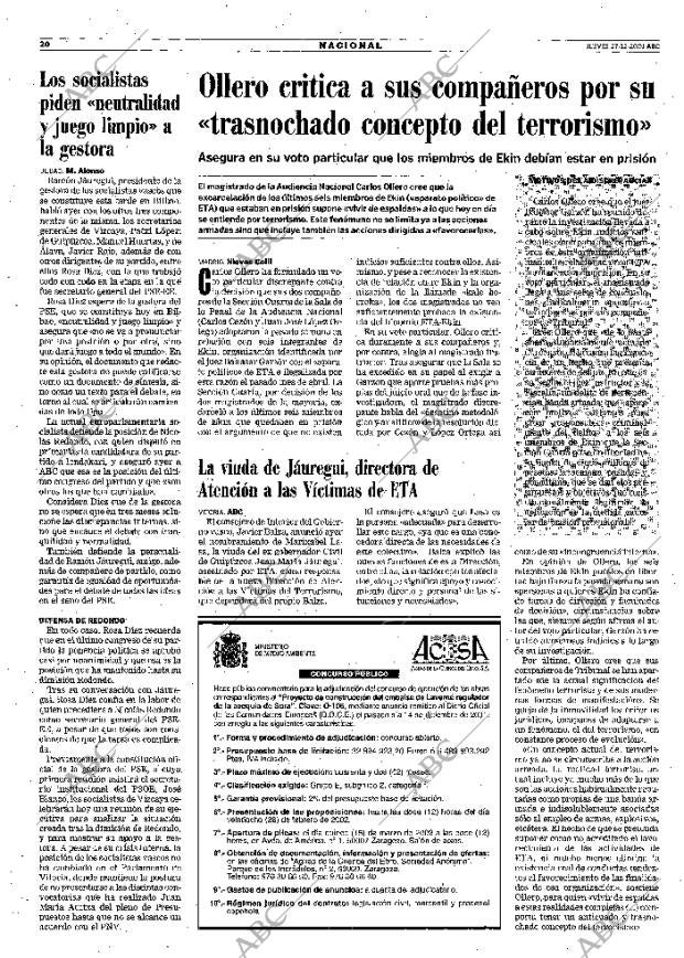 ABC SEVILLA 27-12-2001 página 20