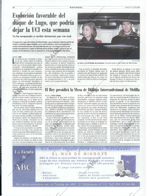 ABC SEVILLA 27-12-2001 página 24