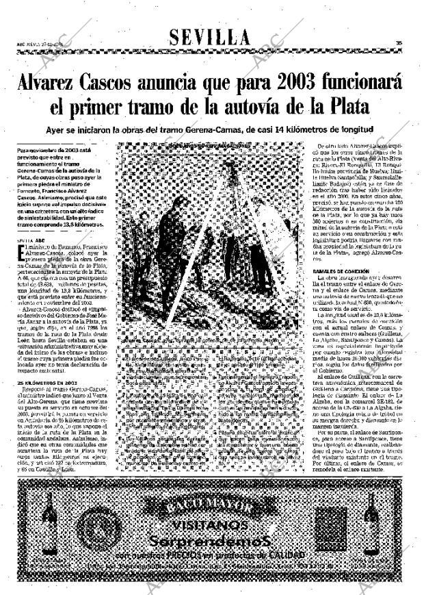 ABC SEVILLA 27-12-2001 página 35