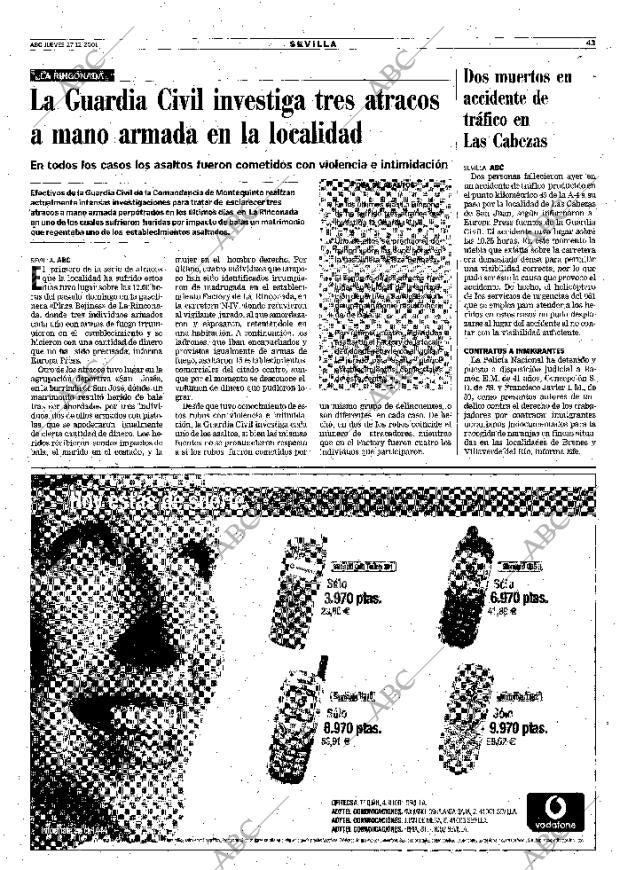 ABC SEVILLA 27-12-2001 página 43