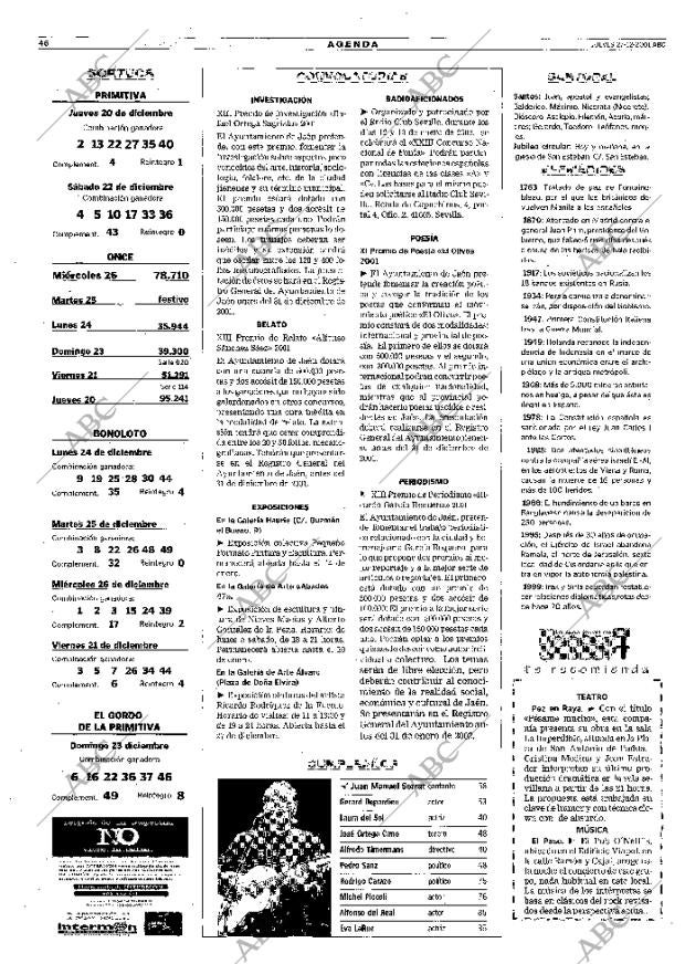 ABC SEVILLA 27-12-2001 página 46