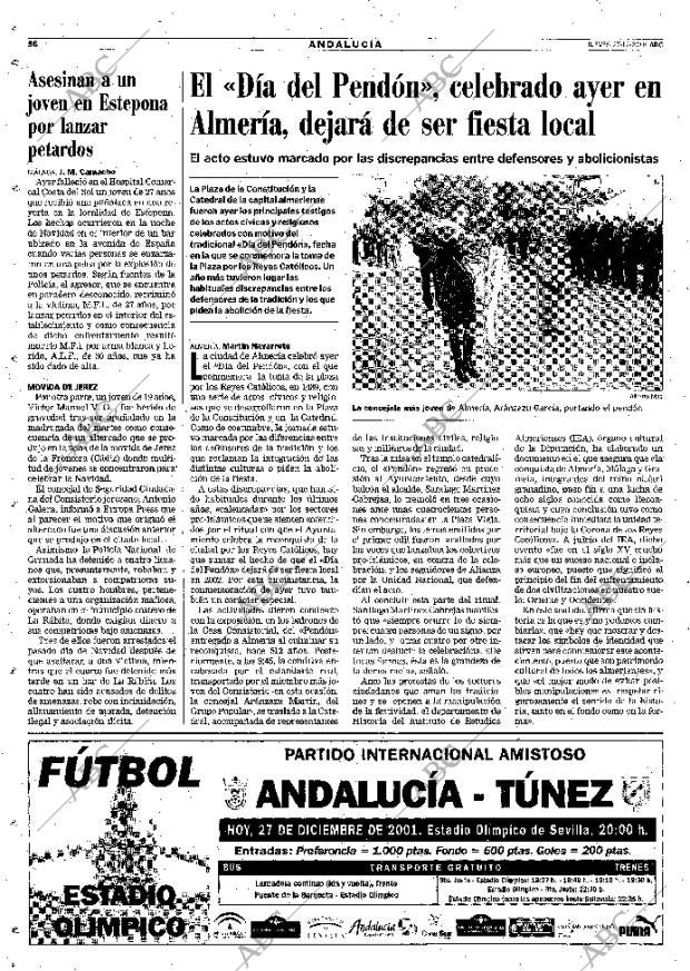 ABC SEVILLA 27-12-2001 página 56