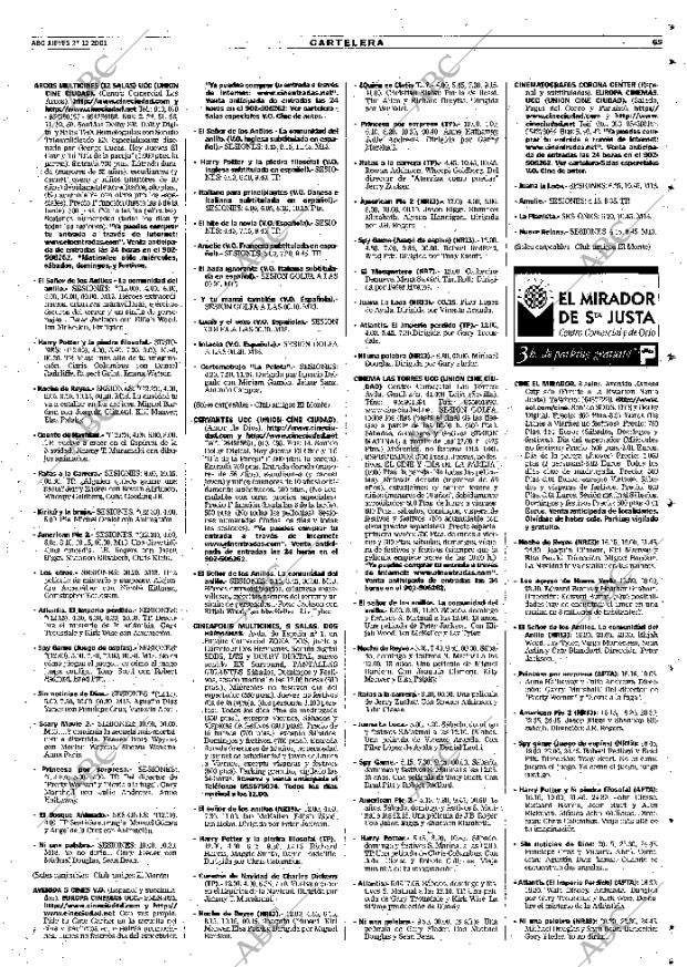 ABC SEVILLA 27-12-2001 página 65