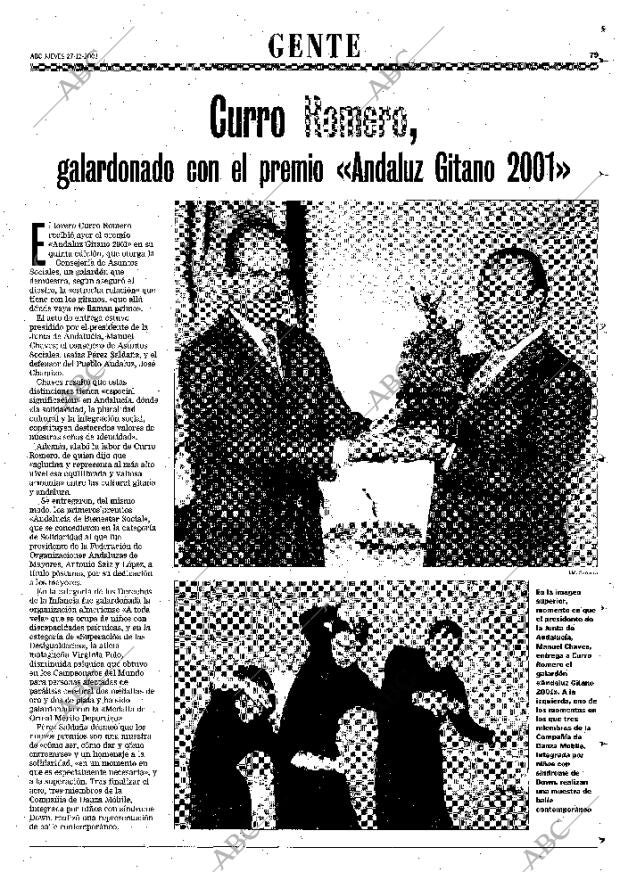 ABC SEVILLA 27-12-2001 página 79