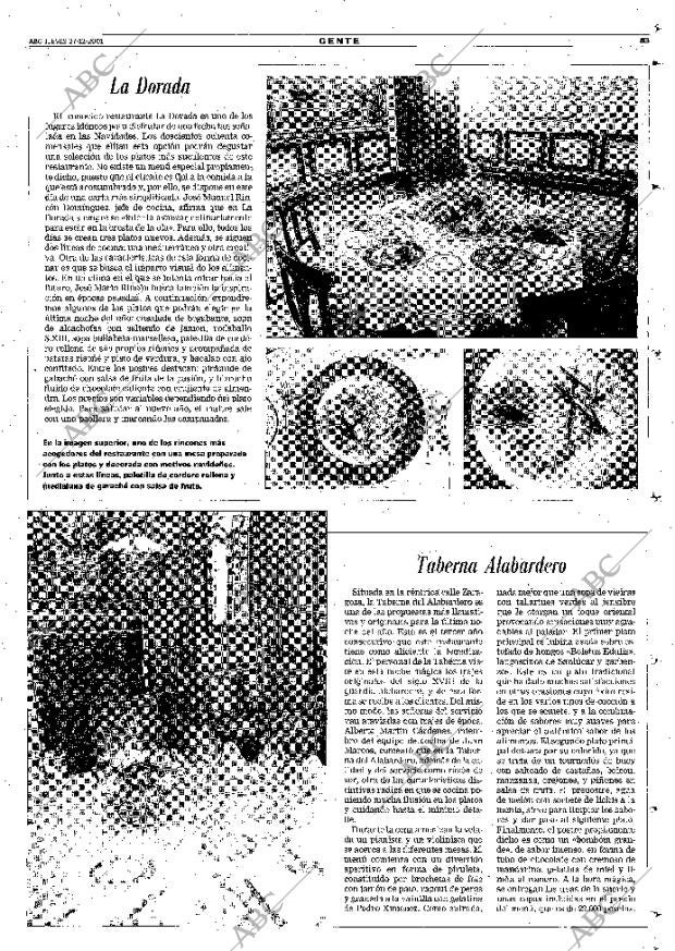 ABC SEVILLA 27-12-2001 página 83