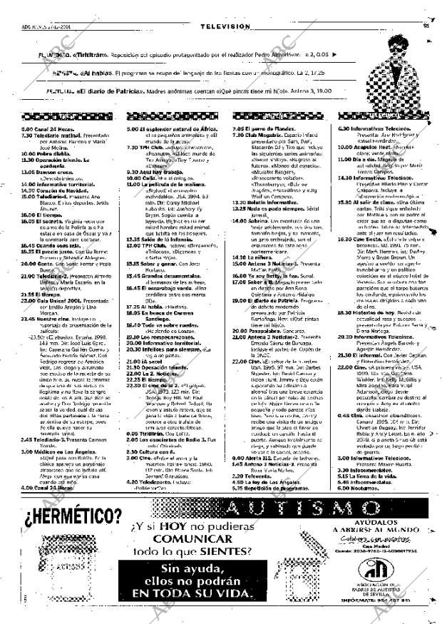 ABC SEVILLA 27-12-2001 página 91