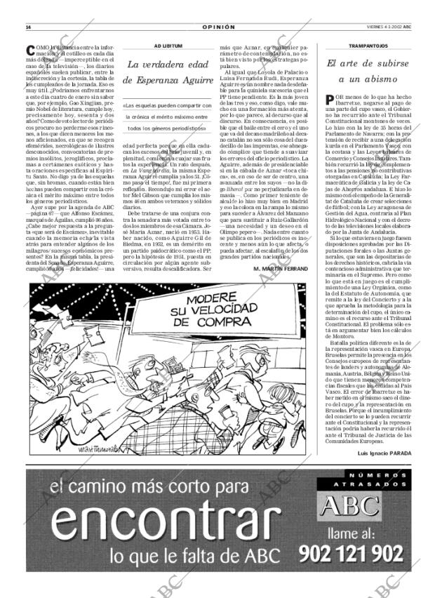 ABC MADRID 04-01-2002 página 14