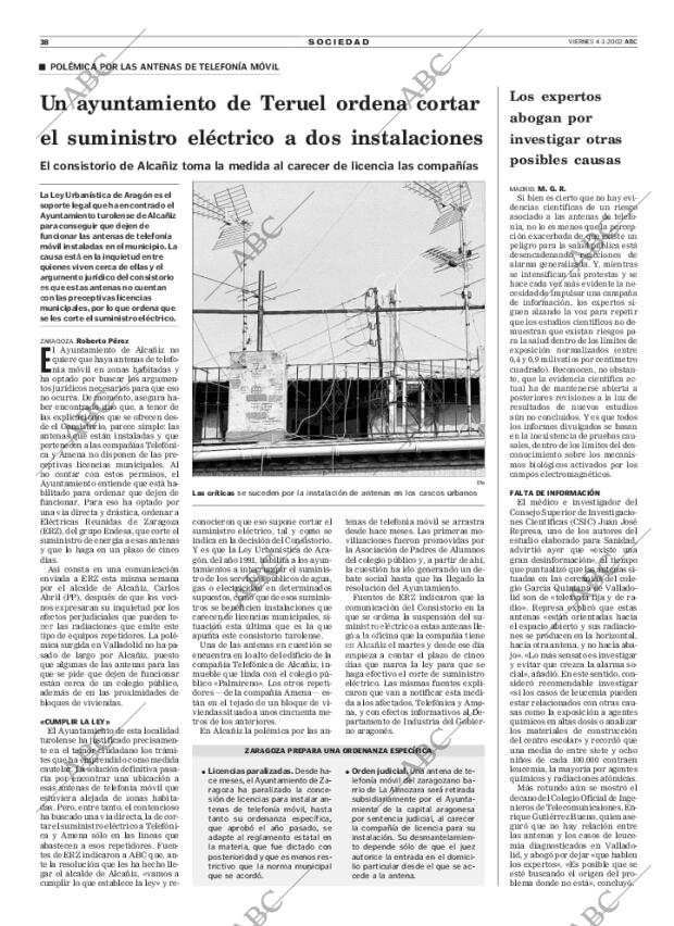 ABC MADRID 04-01-2002 página 38