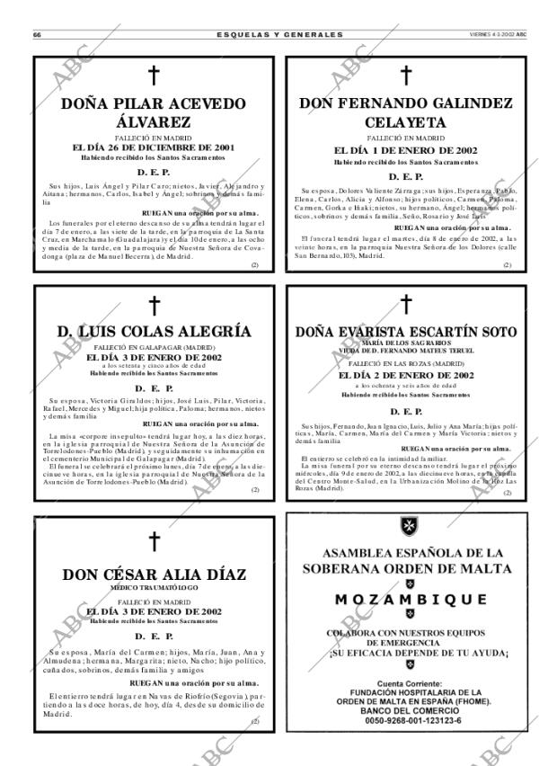 ABC MADRID 04-01-2002 página 66