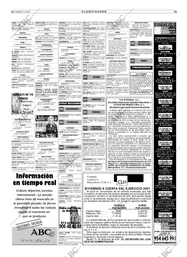 ABC SEVILLA 04-01-2002 página 85