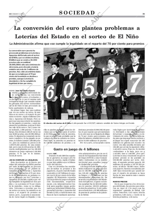 ABC MADRID 05-01-2002 página 35